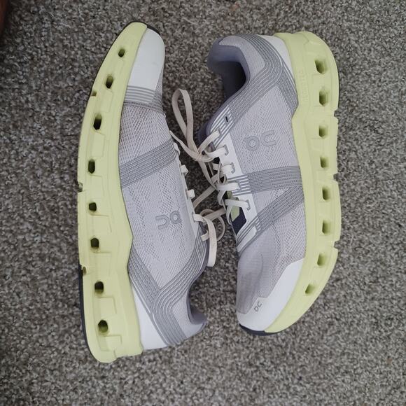 On Cloud Cloudrunner Women's Size 10.5 Frost Aloe Gray Lace Up Running Shoes - Picture 6 of 9